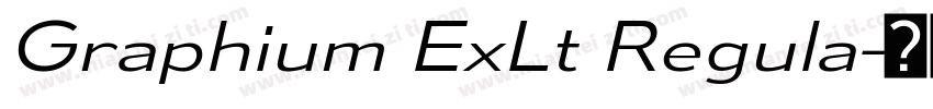 Graphium ExLt Regula字体转换